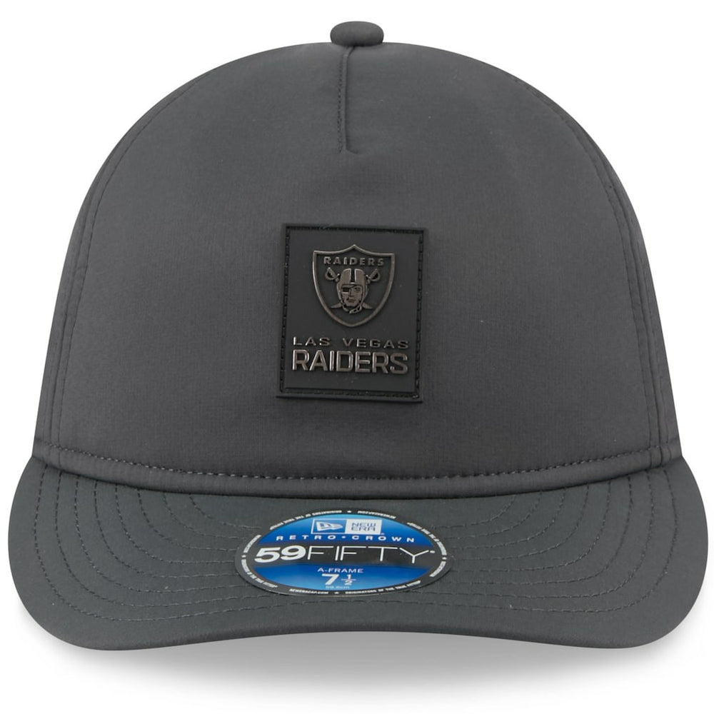 NFL Las Vegas Raiders 2025 Sideline Cold Weather Retro Crown 59FIFTY Fitted Hat
