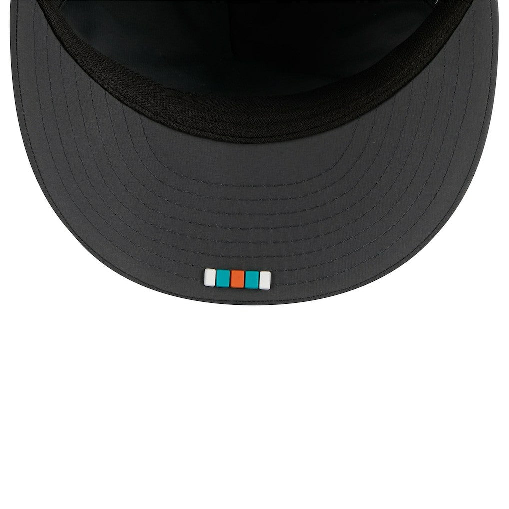 NFL Miami Dolphins 2025 Sideline Cold Weather Retro Crown 59FIFTY Fitted Hat