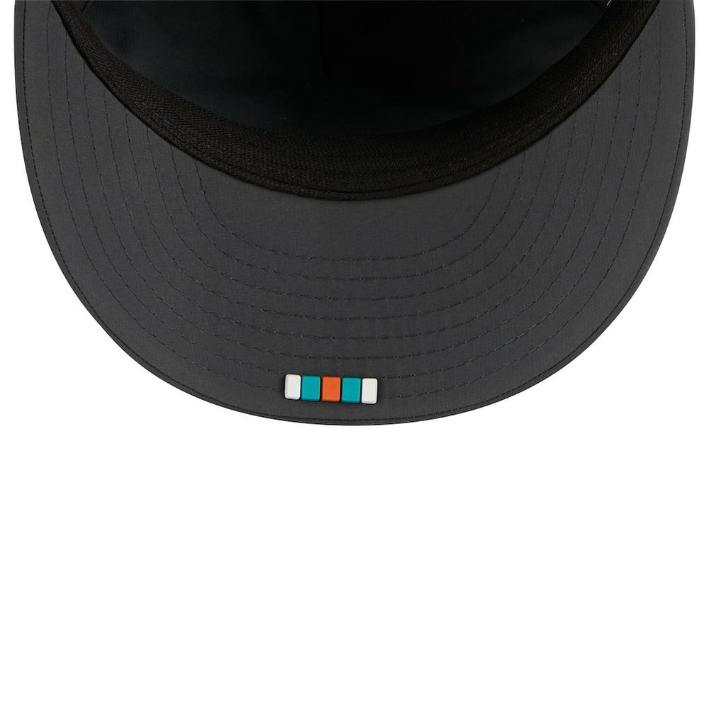 NFL Miami Dolphins 2025 Sideline Cold Weather Retro Crown 59FIFTY Fitted Hat