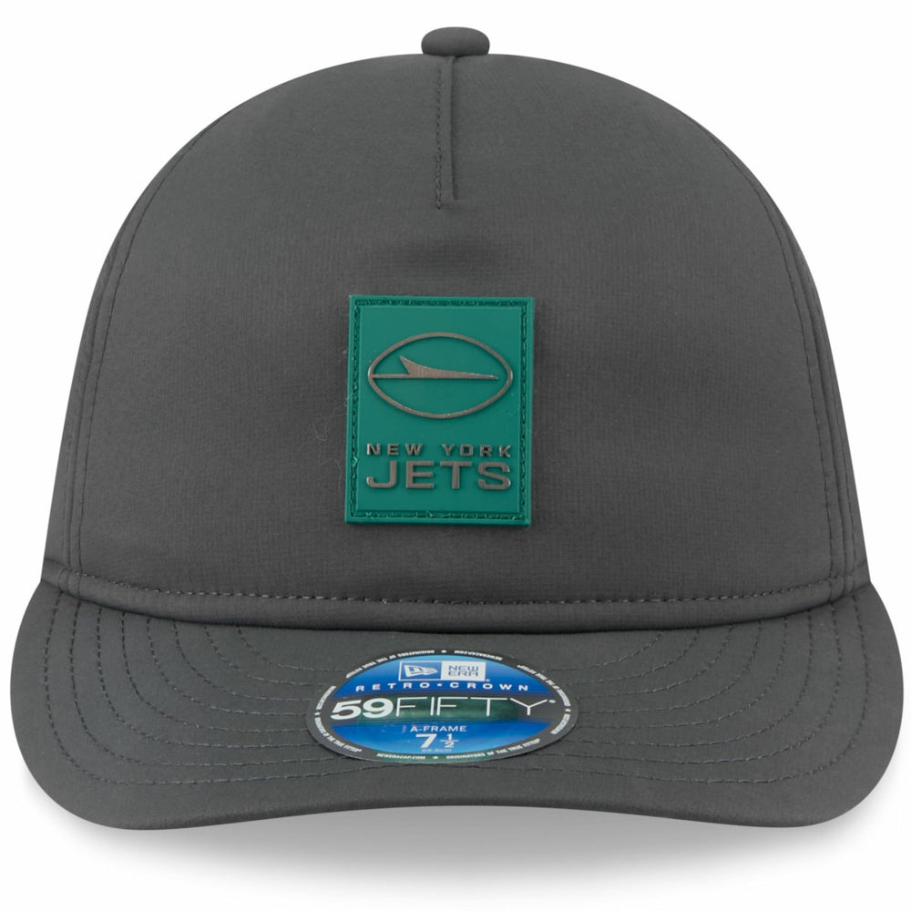 NFL New York Jets 2025 Sideline Cold Weather Retro Crown 59FIFTY Fitted Hat
