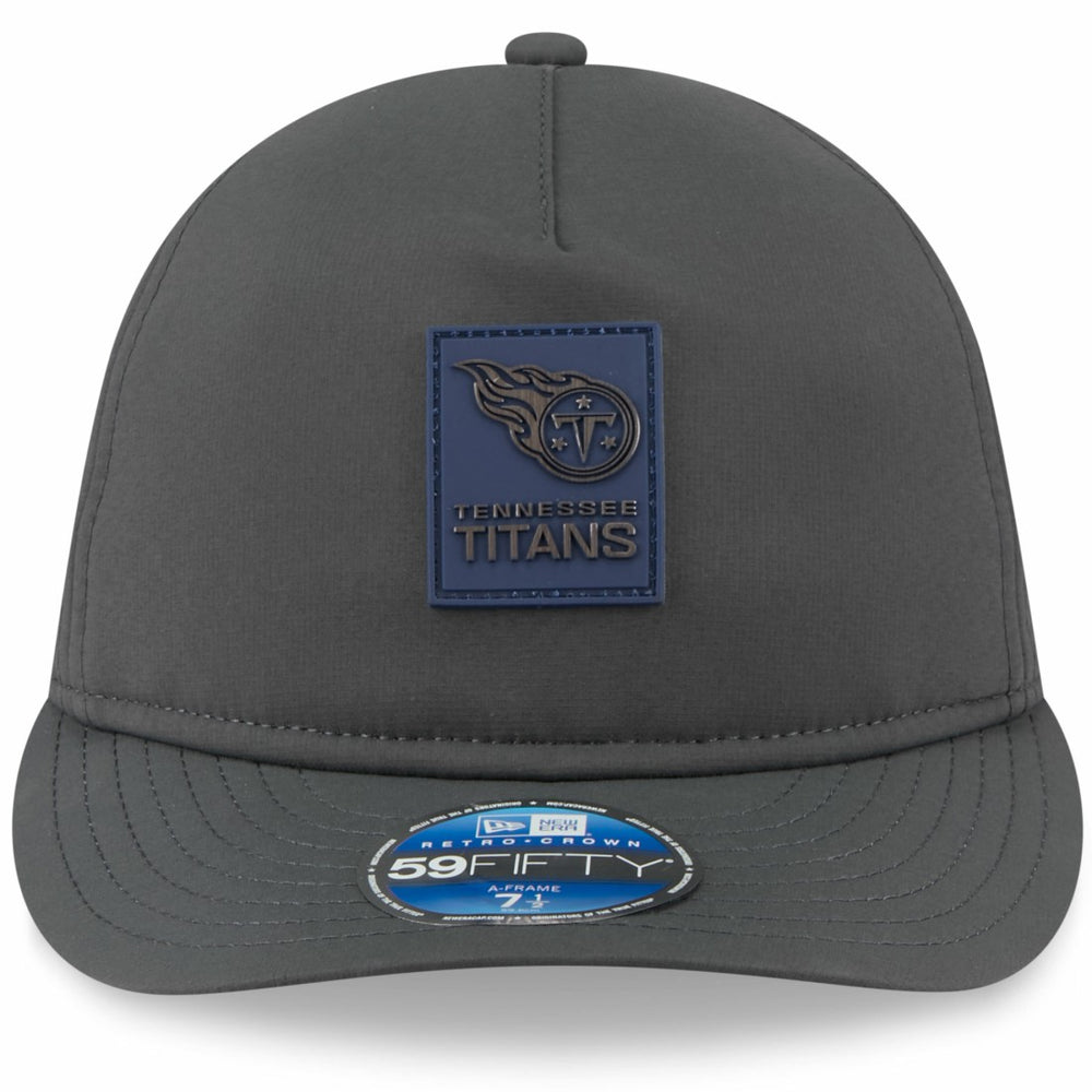 NFL Tennessee Titans 2025 Sideline Cold Weather Retro Crown 59FIFTY Fitted Hat
