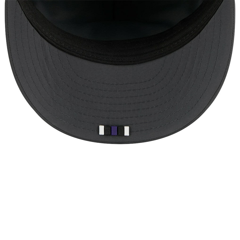 NFL Baltimore Ravens 2025 Sideline Cold Weather Retro Crown 59FIFTY Fitted Hat