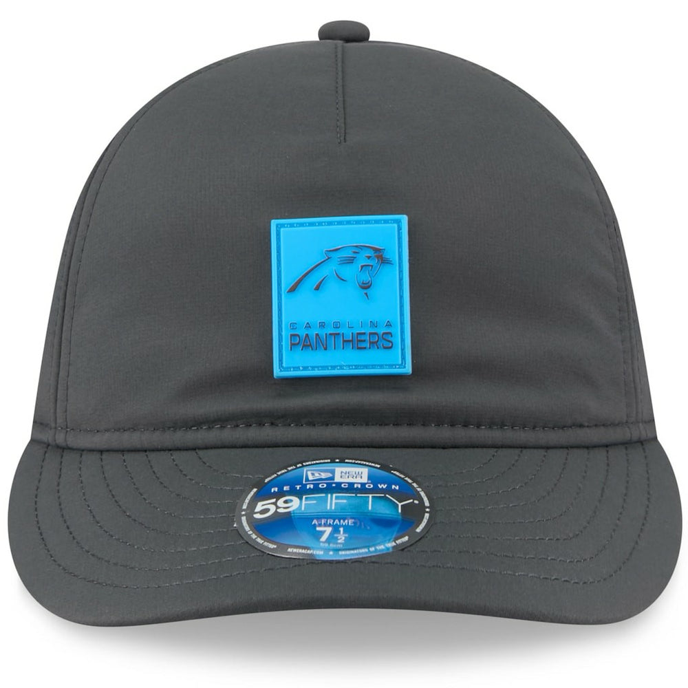 NFL Carolina Panthers 2025 Sideline Cold Weather Retro Crown 59FIFTY Fitted Hat