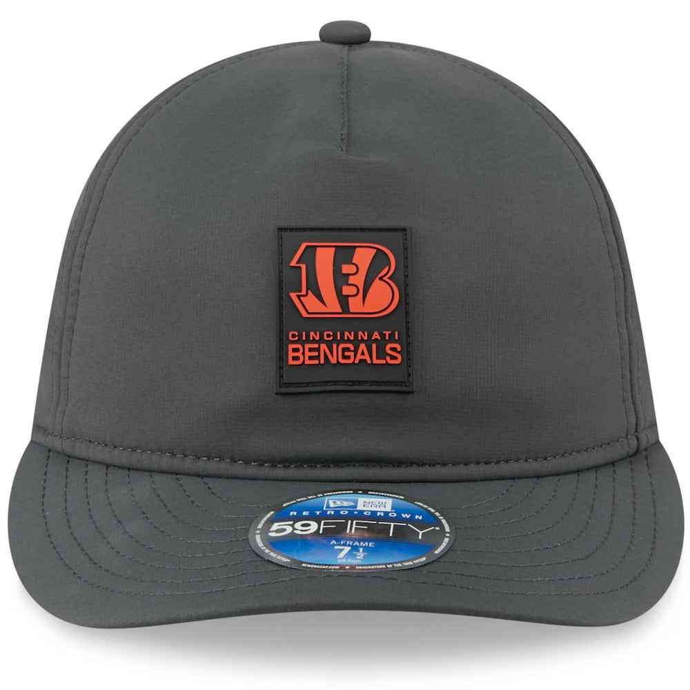 NFL Cincinnati Bengals 2025 Sideline Cold Weather Retro Crown 59FIFTY Fitted Hat