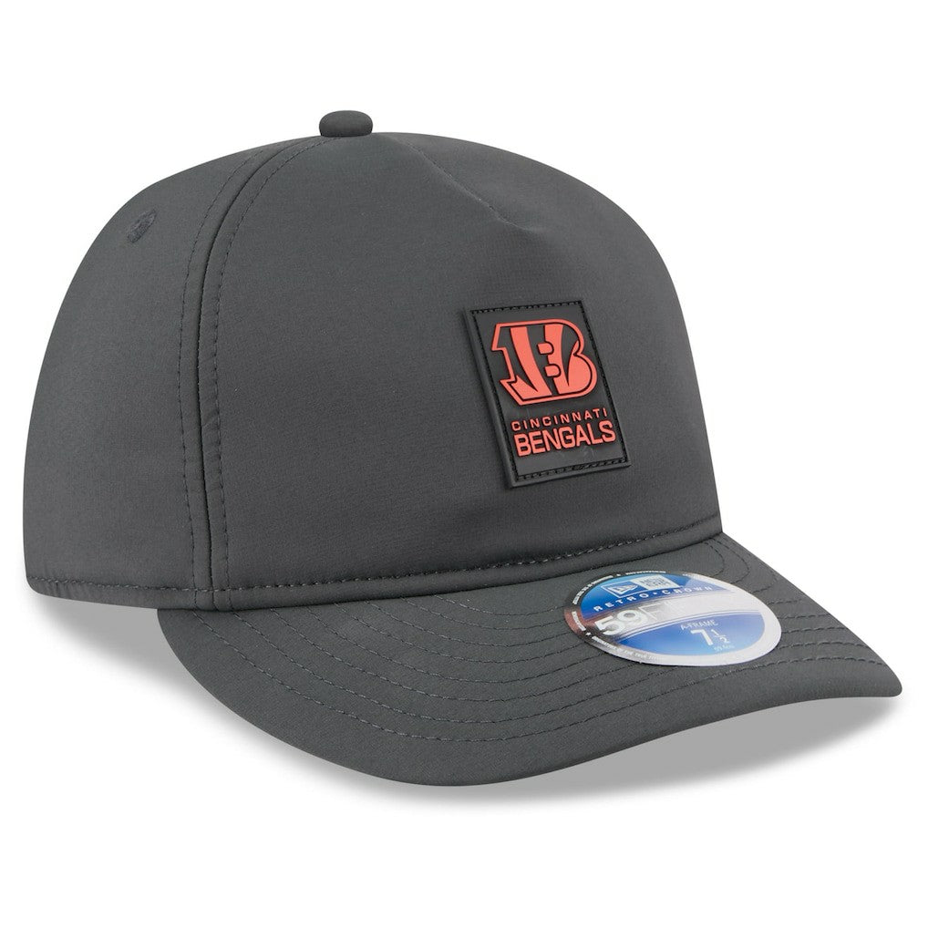 NFL Cincinnati Bengals 2025 Sideline Cold Weather Retro Crown 59FIFTY Fitted Hat