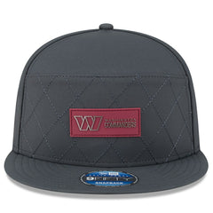 NFL Washington Commanders 2025 Sideline Cold Weather Split Panel 9FIFTY Snapback Hat