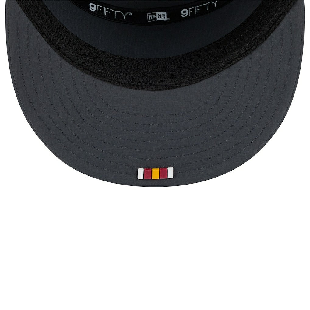 NFL Washington Commanders 2025 Sideline Cold Weather Split Panel 9FIFTY Snapback Hat