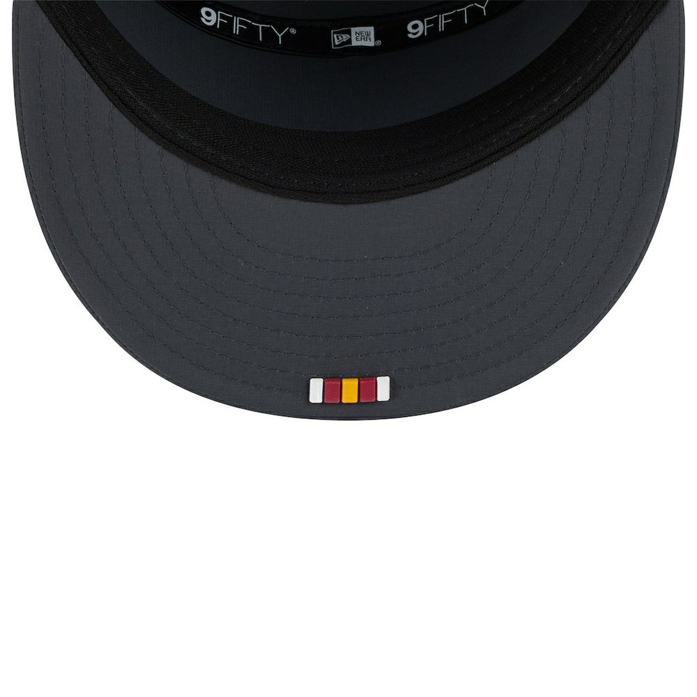 NFL Washington Commanders 2025 Sideline Cold Weather Split Panel 9FIFTY Snapback Hat