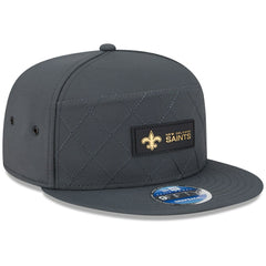 NFL New Orleans Saints 2025 Sideline Cold Weather Split Panel 9FIFTY Snapback Hat