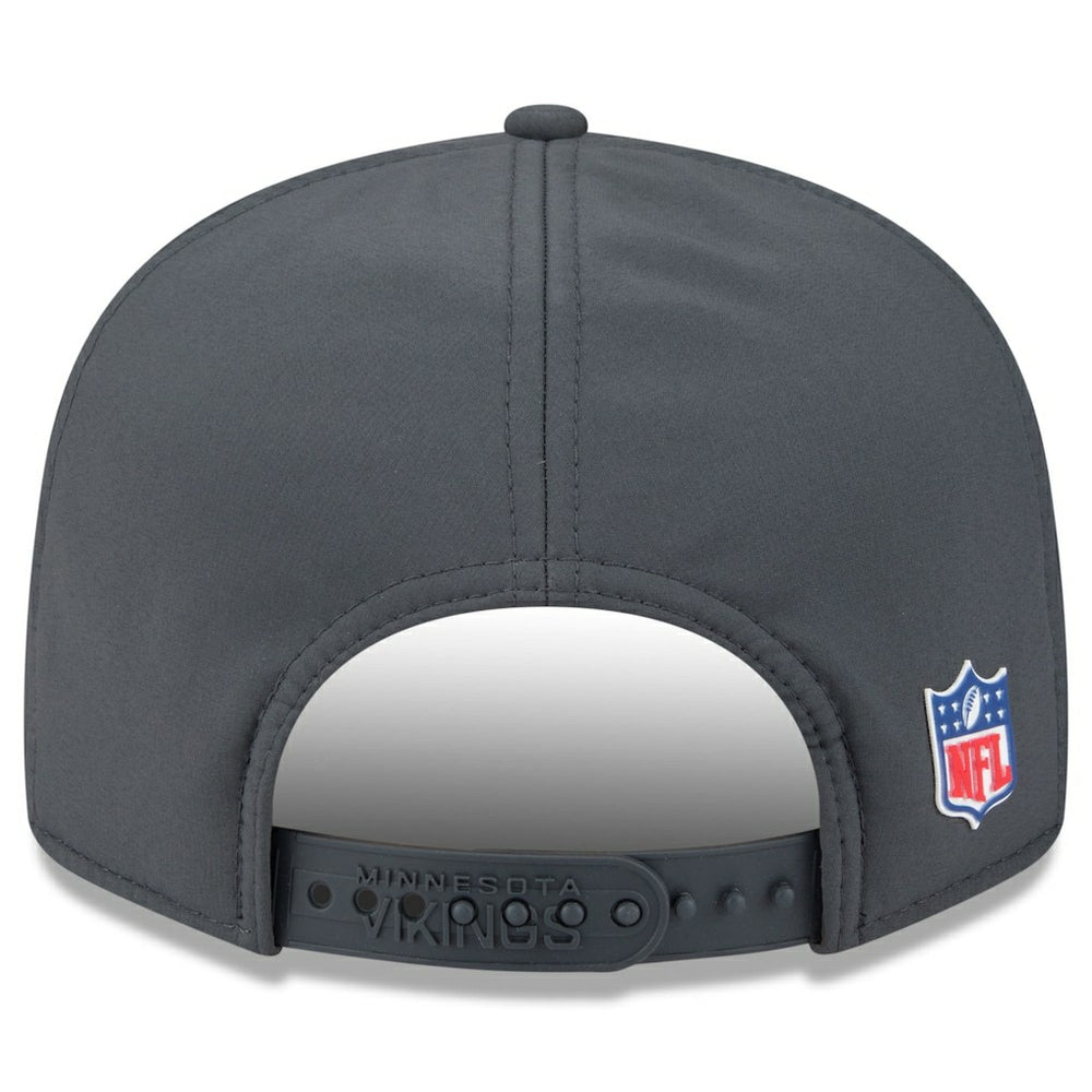 NFL Minnesota Vikings 2025 Sideline Cold Weather Split Panel 9FIFTY Snapback Hat