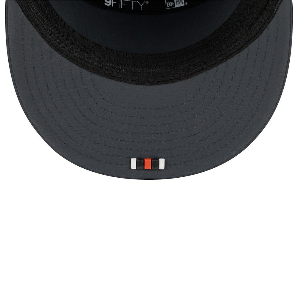 NFL Cincinnati Bengals 2025 Sideline Cold Weather Split Panel 9FIFTY Snapback Hat