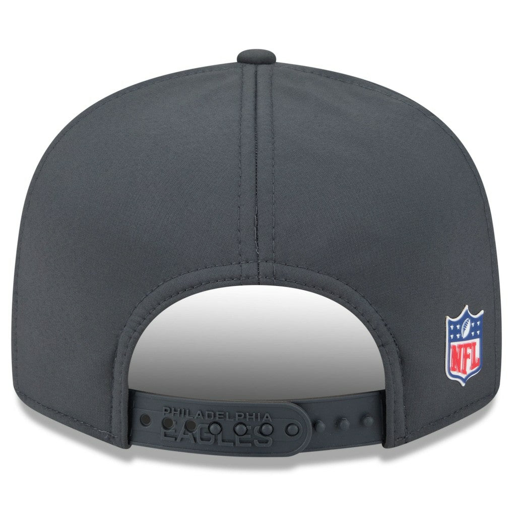 NFL Philadelphia Eagles 2025 Sideline Cold Weather Split Panel 9FIFTY Snapback Hat