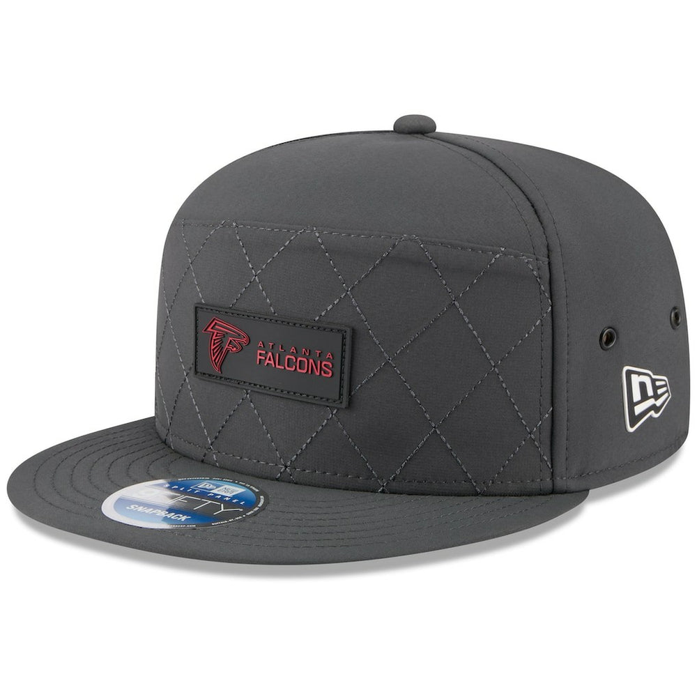 NFL Atlanta Falcons 2025 Sideline Cold Weather Split Panel 9FIFTY Snapback Hat