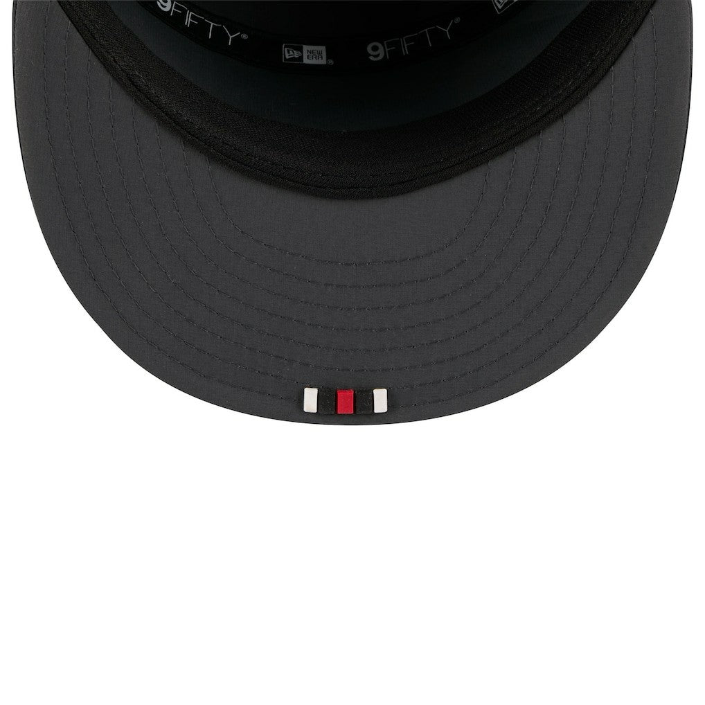 NFL Atlanta Falcons 2025 Sideline Cold Weather Split Panel 9FIFTY Snapback Hat