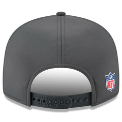 NFL Baltimore Ravens 2025 Sideline Cold Weather Split Panel 9FIFTY Snapback Hat