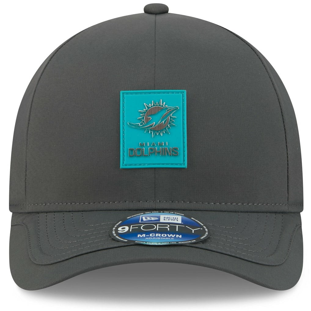 NFL Miami Dolphins 2025 Sideline Cold Weather 9FORTY M-Crown Adjustable Hat