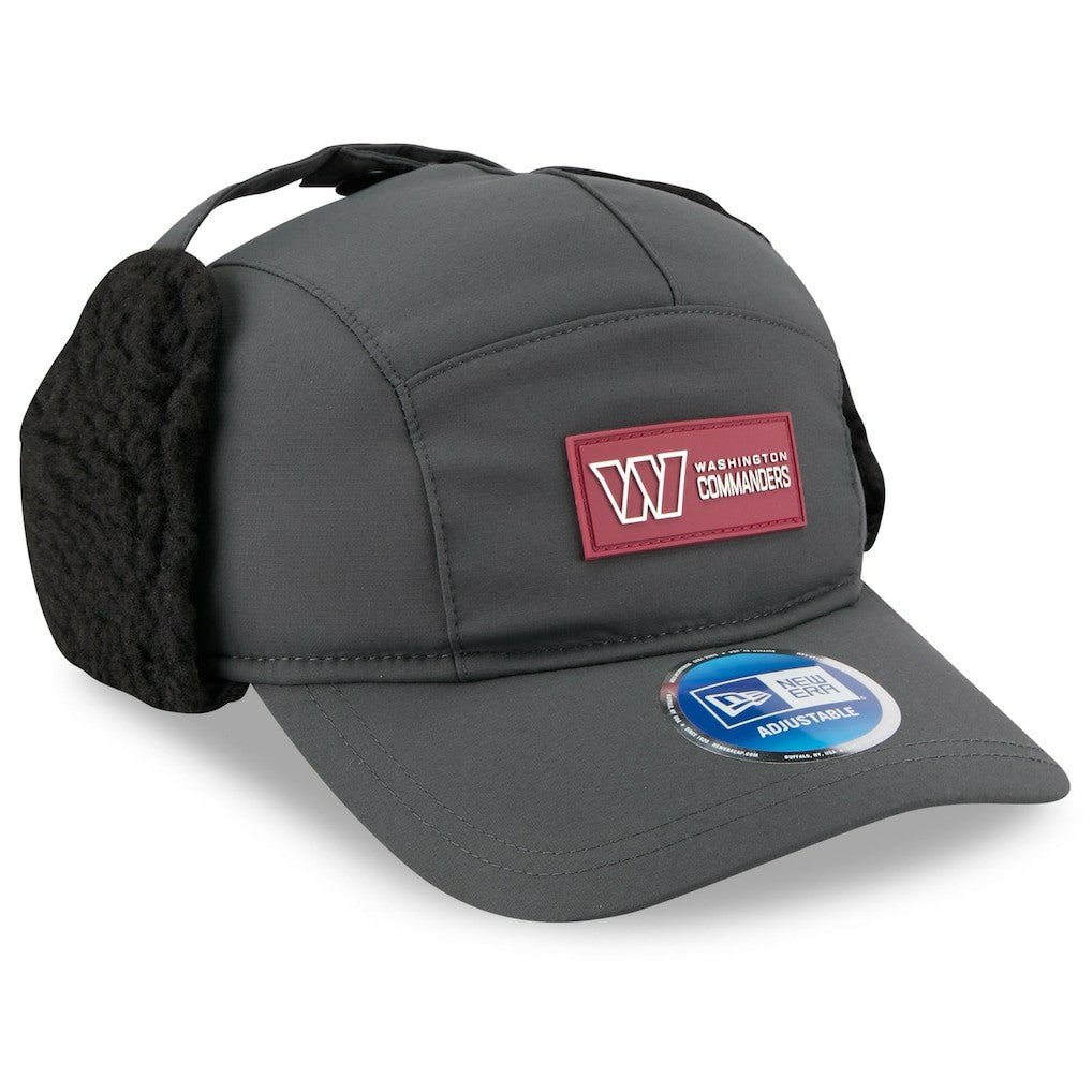 NFL Washington Commanders 2025 Sideline Cold Weather Runner Dog Ear Adjustable Hat