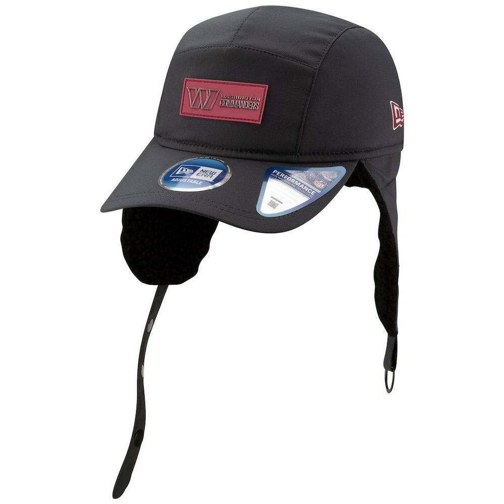NFL Washington Commanders 2025 Sideline Cold Weather Runner Dog Ear Adjustable Hat