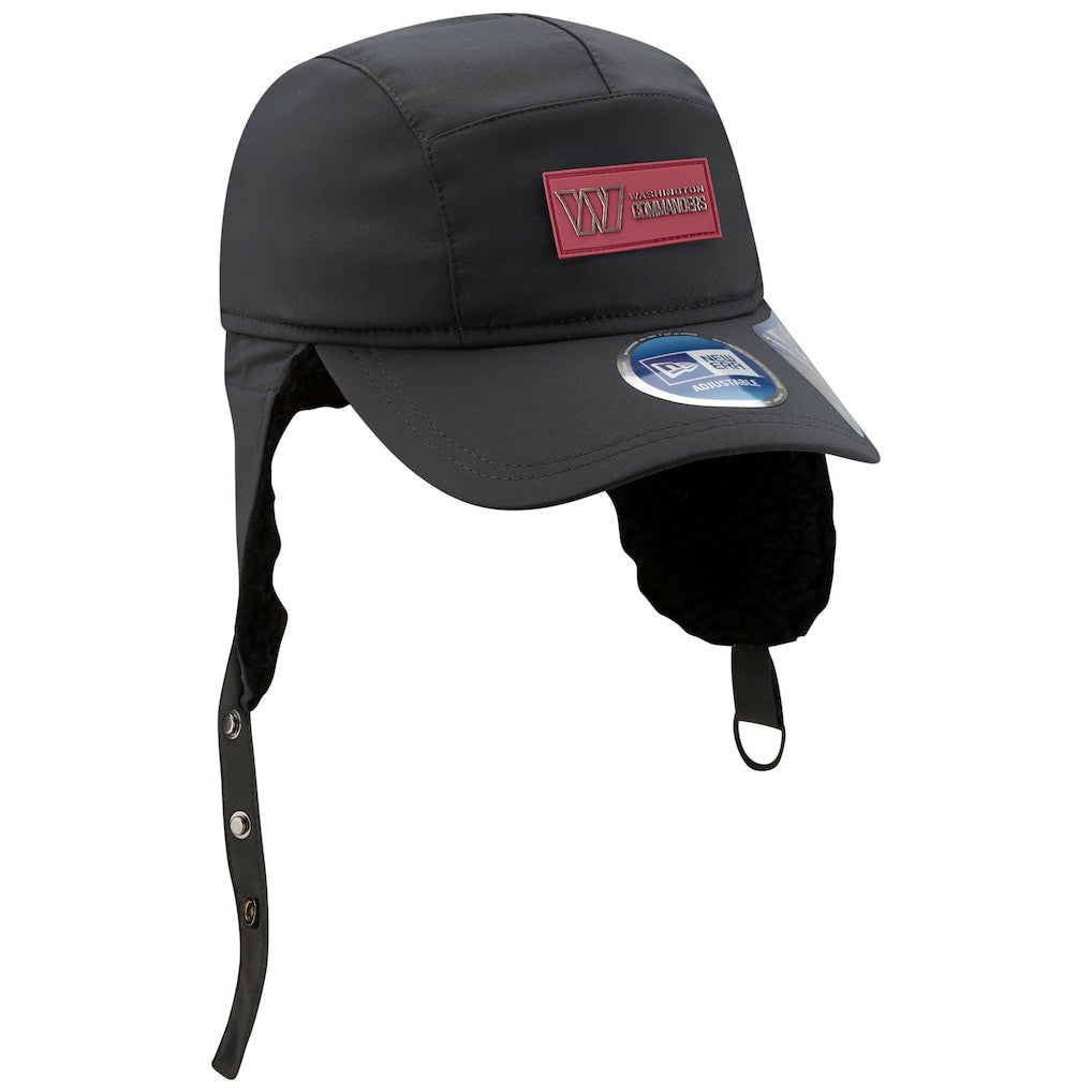 NFL Washington Commanders 2025 Sideline Cold Weather Runner Dog Ear Adjustable Hat