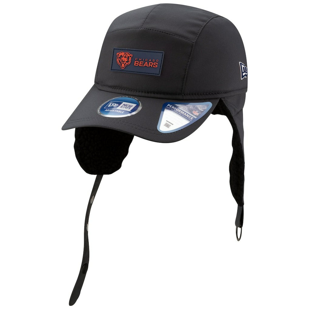 NFL Chicago Bears 2025 Sideline Cold Weather Runner Dog Ear Adjustable Hat