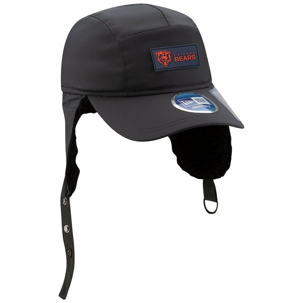NFL Chicago Bears 2025 Sideline Cold Weather Runner Dog Ear Adjustable Hat