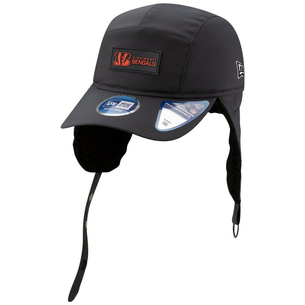 NFL Cincinnati Bengals 2025 Sideline Cold Weather Runner Dog Ear Adjustable Hat