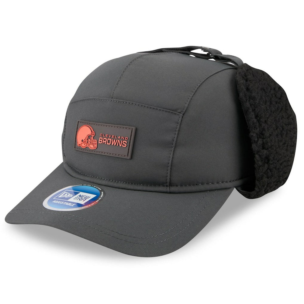 NFL Cleveland Browns 2025 Sideline Cold Weather Runner Dog Ear Adjustable Hat