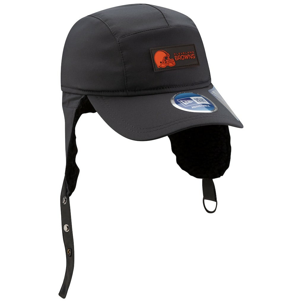 NFL Cleveland Browns 2025 Sideline Cold Weather Runner Dog Ear Adjustable Hat