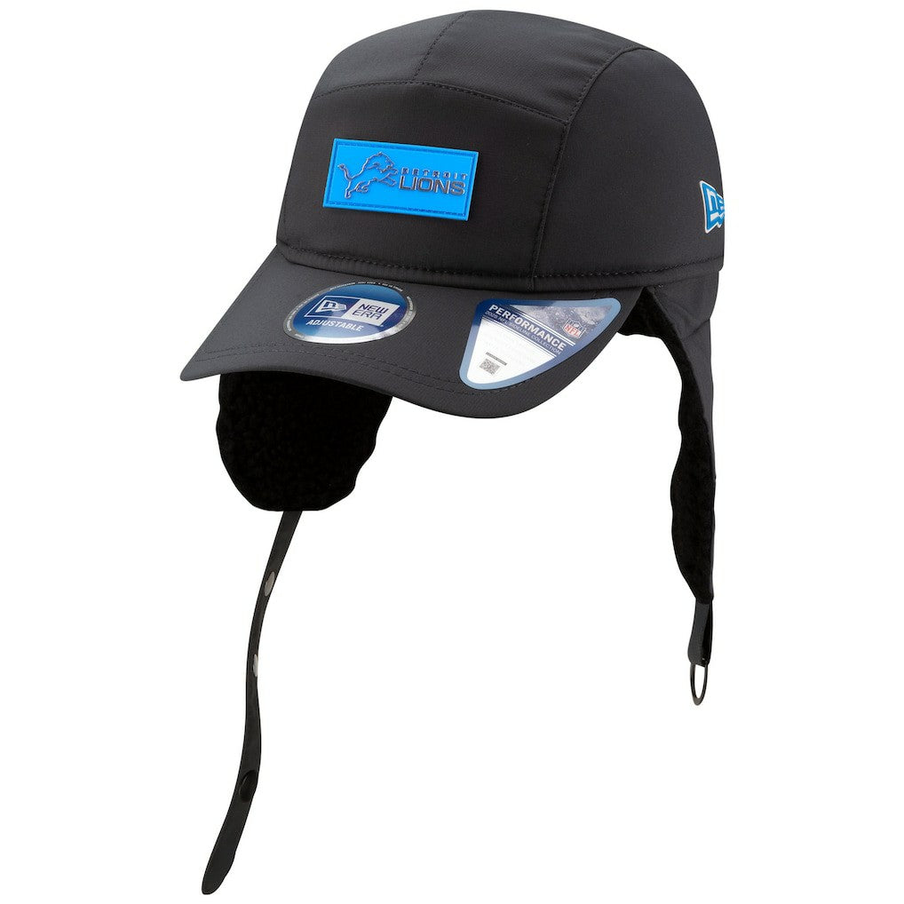 NFL Detroit Lions 2025 Sideline Cold Weather Runner Dog Ear Adjustable Hat