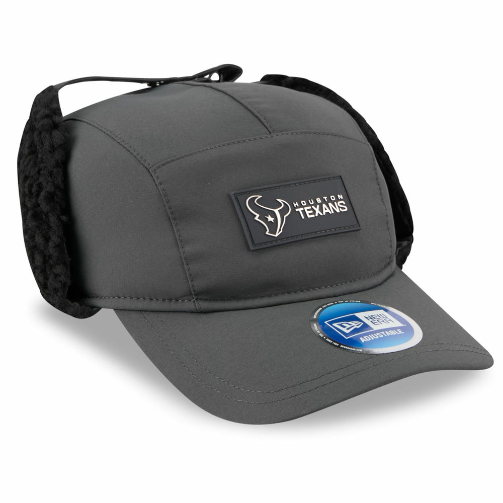 NFL Houston Texans 2025 Sideline Cold Weather Runner Dog Ear Adjustable Hat