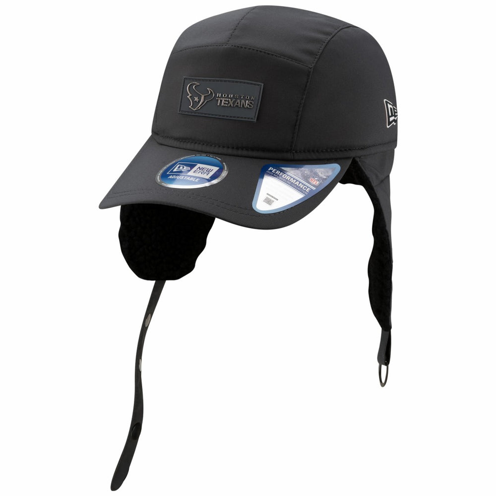 NFL Houston Texans 2025 Sideline Cold Weather Runner Dog Ear Adjustable Hat