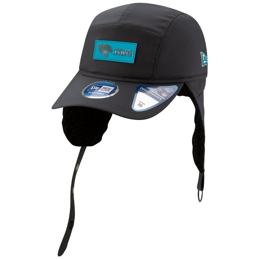 NFL Jacksonville Jaguars 2025 Sideline Cold Weather Runner Dog Ear Adjustable Hat