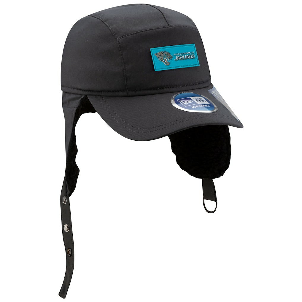 NFL Jacksonville Jaguars 2025 Sideline Cold Weather Runner Dog Ear Adjustable Hat