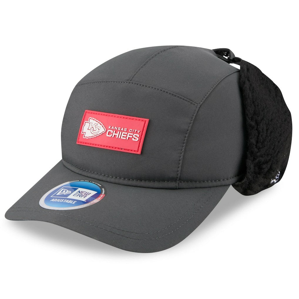 NFL Kansas City Chiefs 2025 Sideline Cold Weather Runner Dog Ear Adjustable Hat