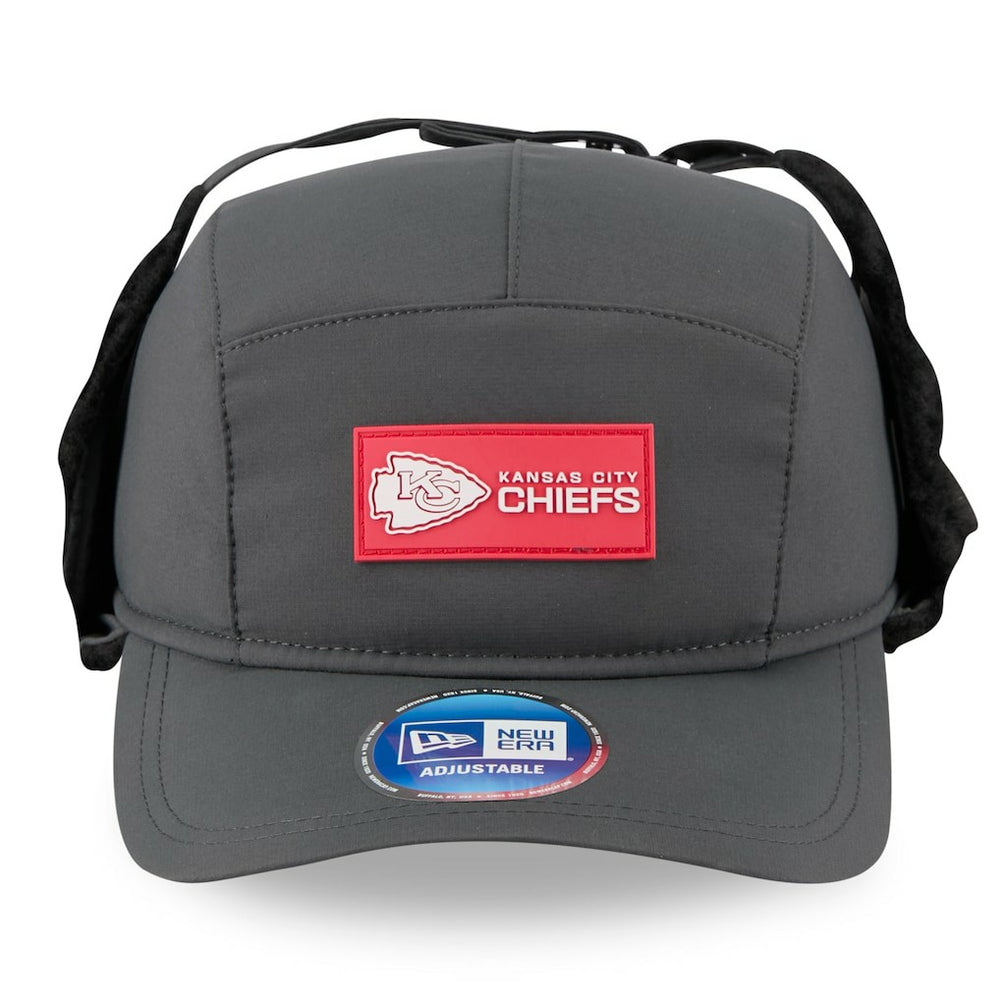 NFL Kansas City Chiefs 2025 Sideline Cold Weather Runner Dog Ear Adjustable Hat