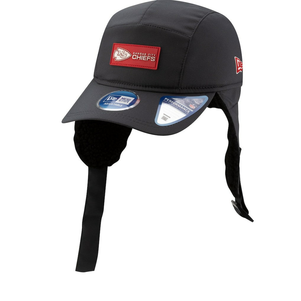NFL Kansas City Chiefs 2025 Sideline Cold Weather Runner Dog Ear Adjustable Hat