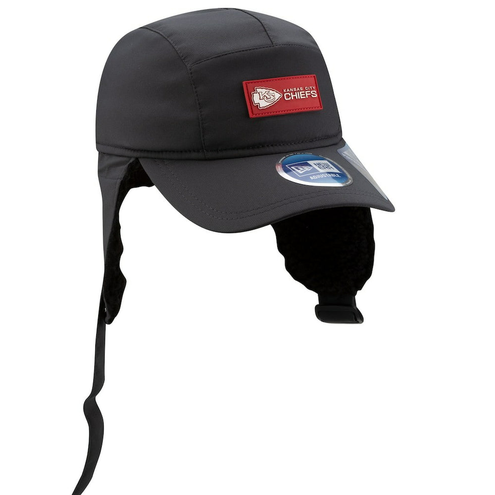NFL Kansas City Chiefs 2025 Sideline Cold Weather Runner Dog Ear Adjustable Hat