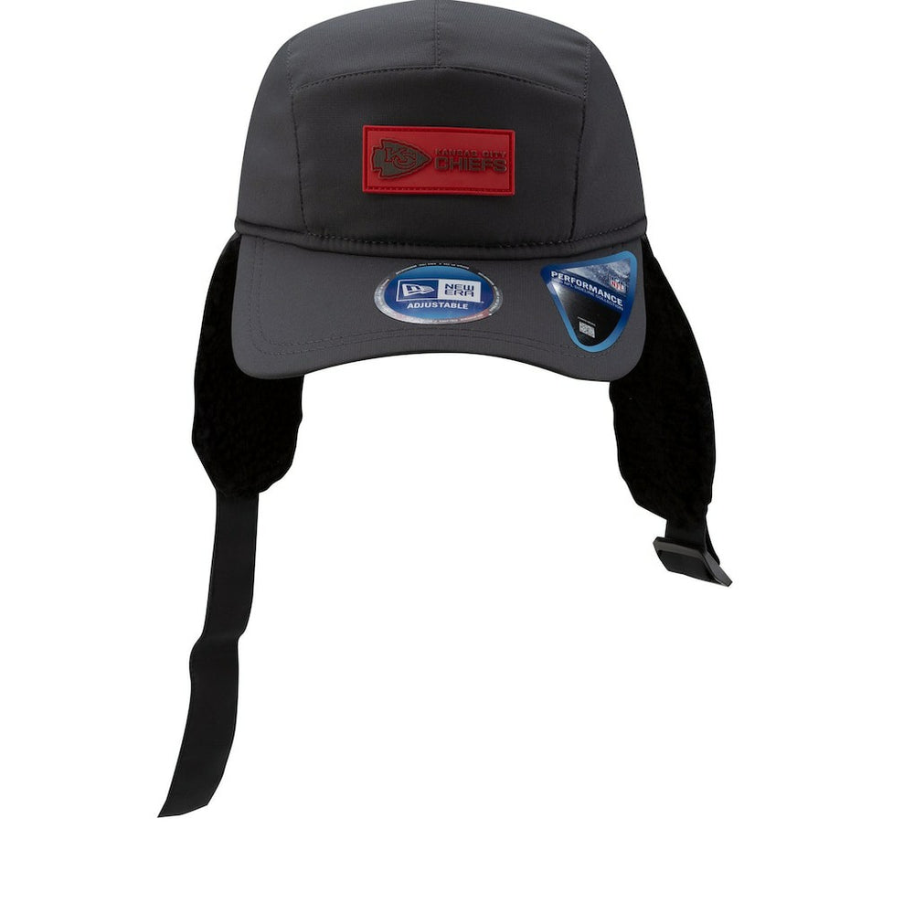 NFL Kansas City Chiefs 2025 Sideline Cold Weather Runner Dog Ear Adjustable Hat