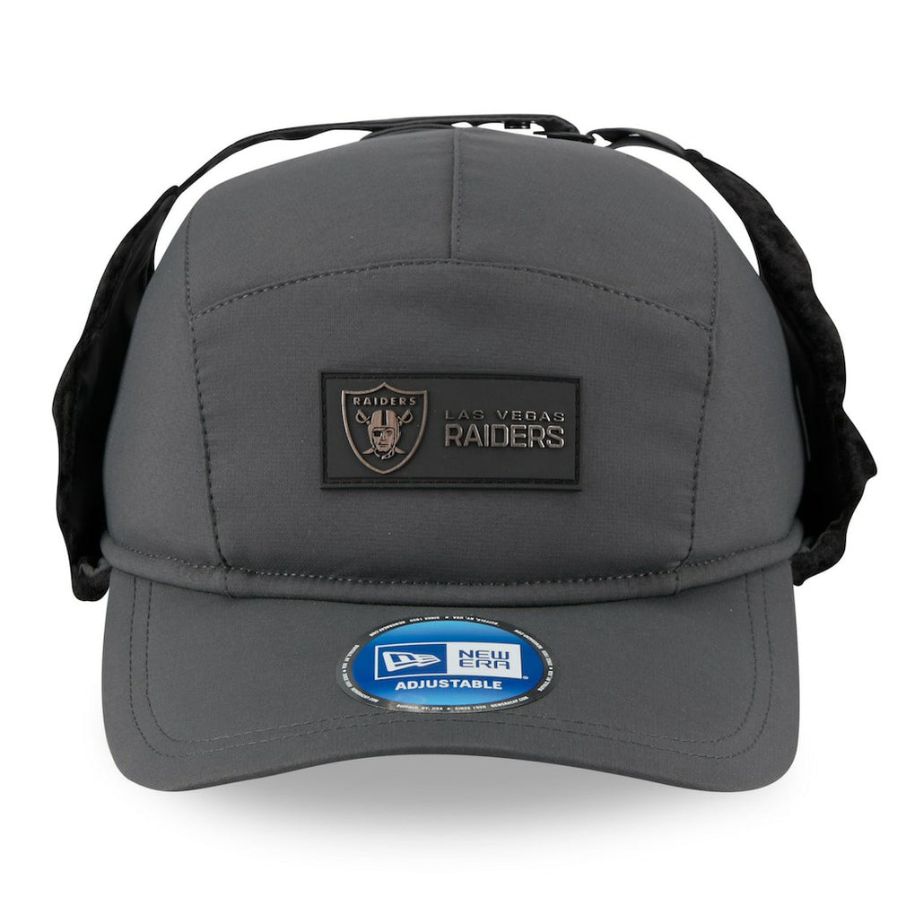 NFL Las Vegas Raiders 2025 Sideline Cold Weather Runner Dog Ear Adjustable Hat
