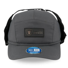 NFL Las Vegas Raiders 2025 Sideline Cold Weather Runner Dog Ear Adjustable Hat
