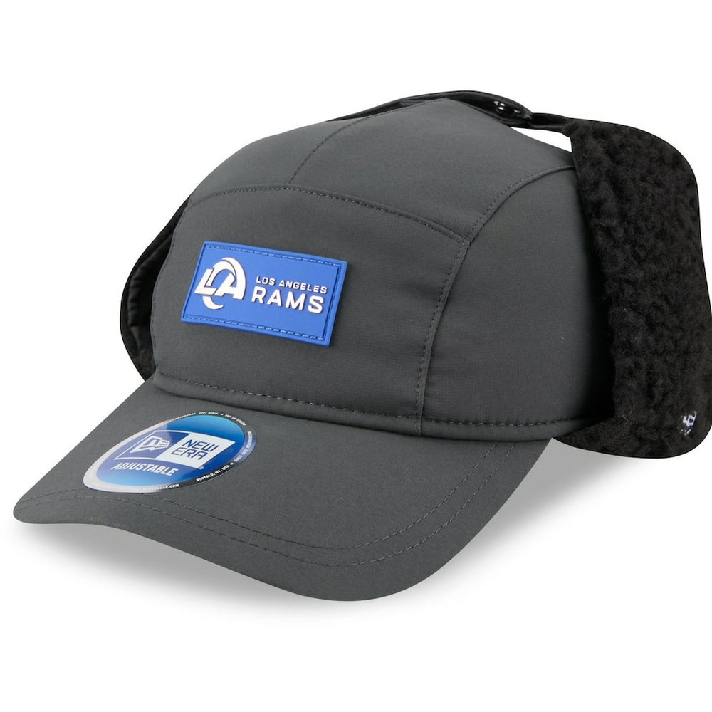 NFL Los Angeles Rams 2025 Sideline Cold Weather Runner Dog Ear Adjustable Hat