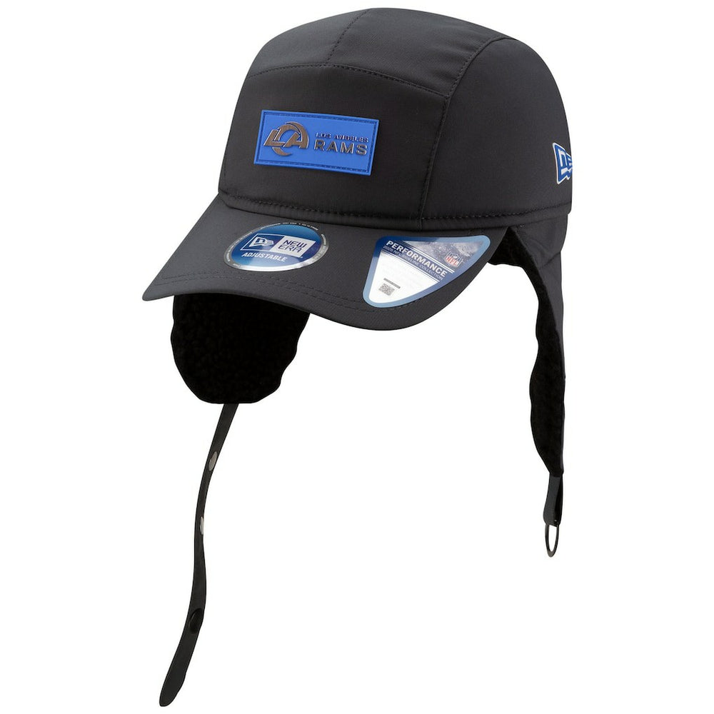 NFL Los Angeles Rams 2025 Sideline Cold Weather Runner Dog Ear Adjustable Hat