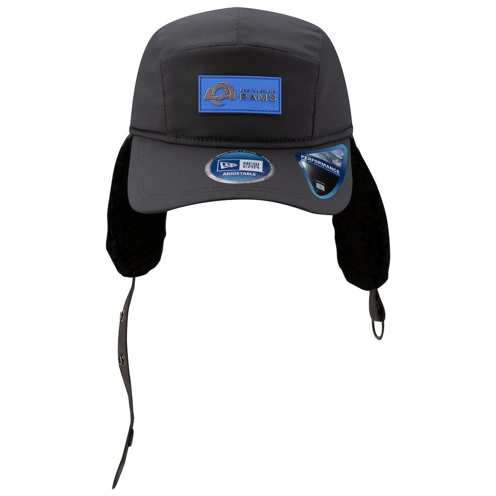 NFL Los Angeles Rams 2025 Sideline Cold Weather Runner Dog Ear Adjustable Hat