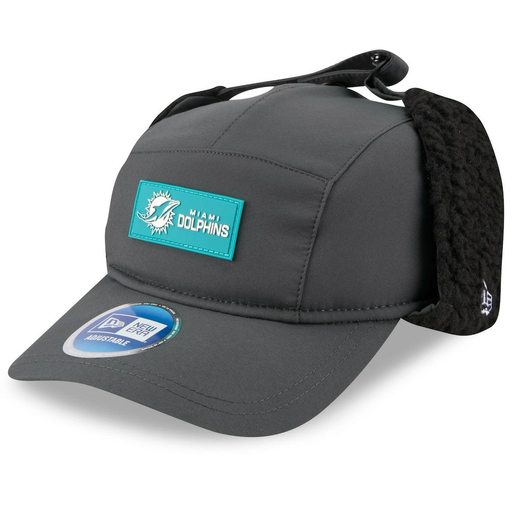 NFL Miami Dolphins 2025 Sideline Cold Weather Runner Dog Ear Adjustable Hat