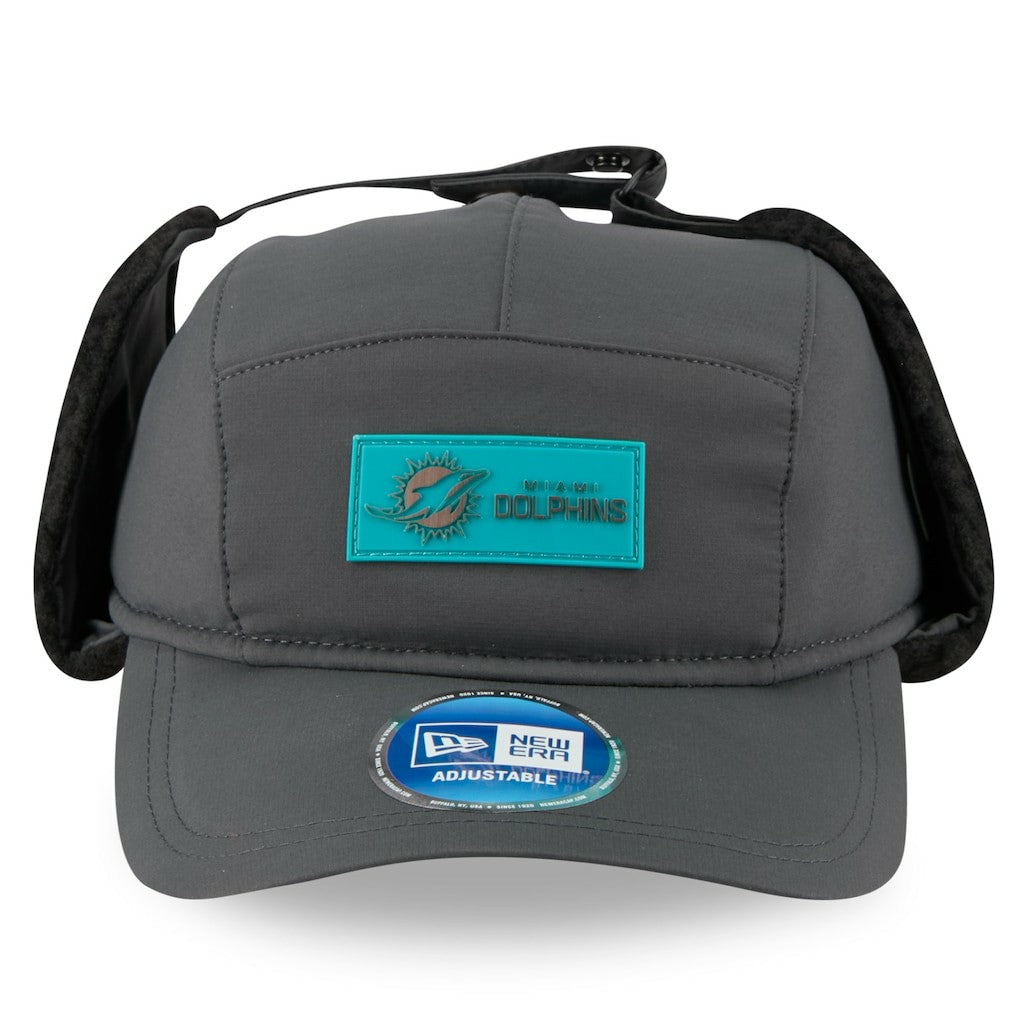 NFL Miami Dolphins 2025 Sideline Cold Weather Runner Dog Ear Adjustable Hat