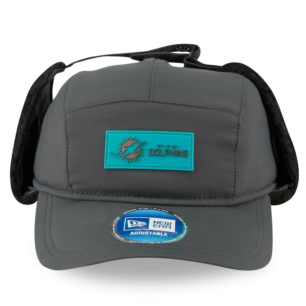 NFL Miami Dolphins 2025 Sideline Cold Weather Runner Dog Ear Adjustable Hat