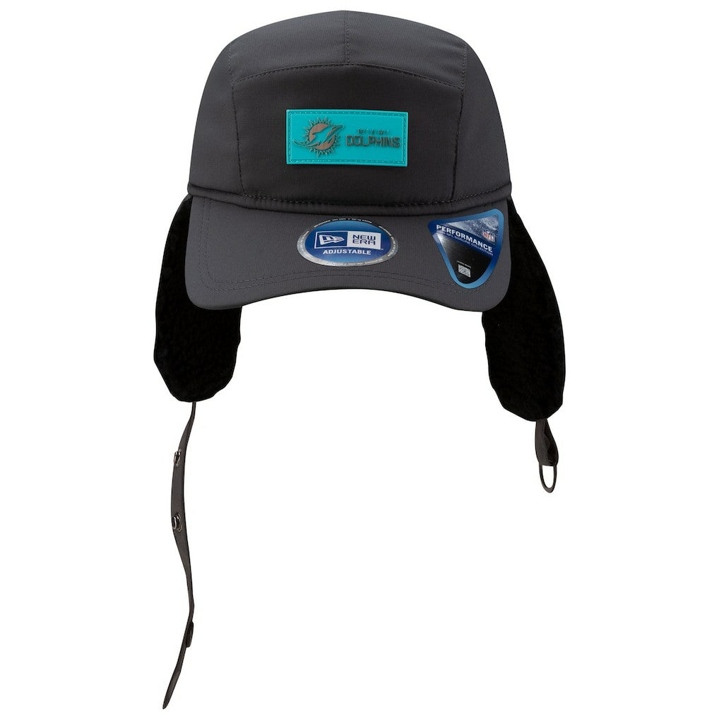 NFL Miami Dolphins 2025 Sideline Cold Weather Runner Dog Ear Adjustable Hat