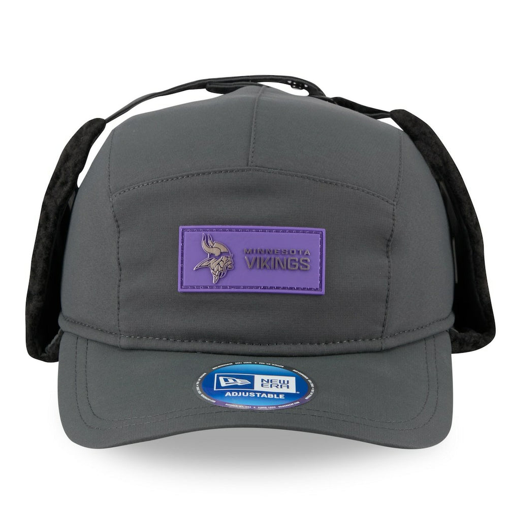 NFL Minnesota Vikings 2025 Sideline Cold Weather Runner Dog Ear Adjustable Hat