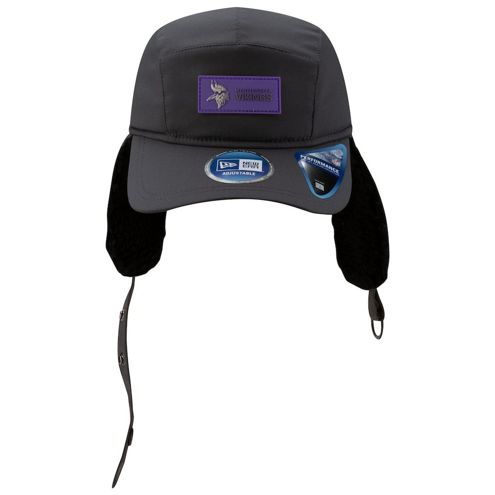 NFL Minnesota Vikings 2025 Sideline Cold Weather Runner Dog Ear Adjustable Hat