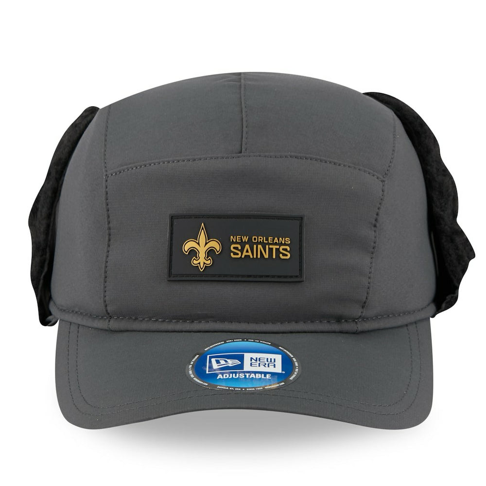 NFL New Orleans Saints 2025 Sideline Cold Weather Runner Dog Ear Adjustable Hat